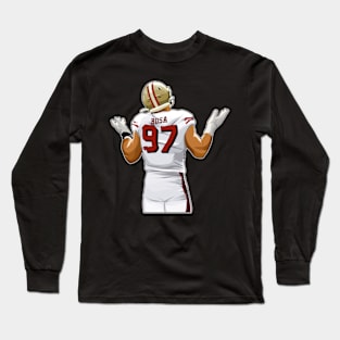 NickBosa #97 In Action Long Sleeve T-Shirt